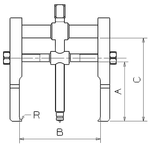 Bearing puller separator 1900 series